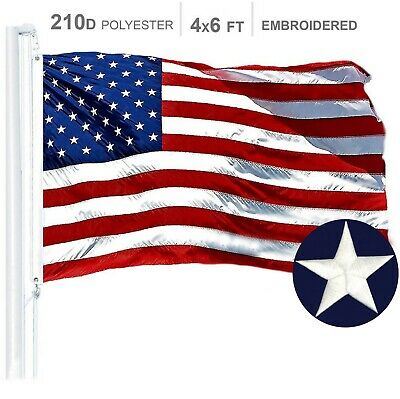 G128 – American Flag Us Usa | 4x6 Ft | Embroidered Stars, Sewn Stripes