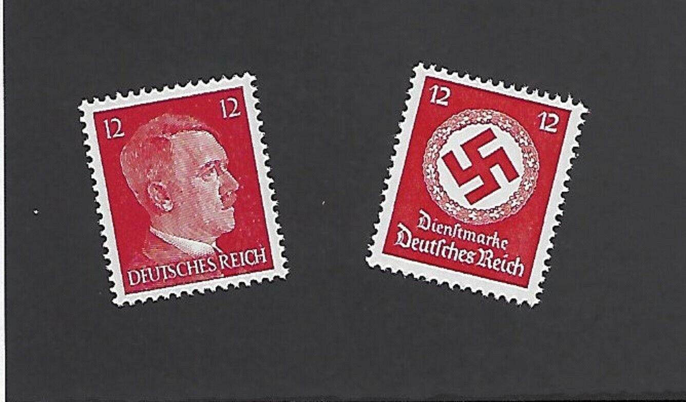 Mint Adolph Hitler & Wwii Germany  Mnh Postage Stamp Set 1940s Third Reich Era