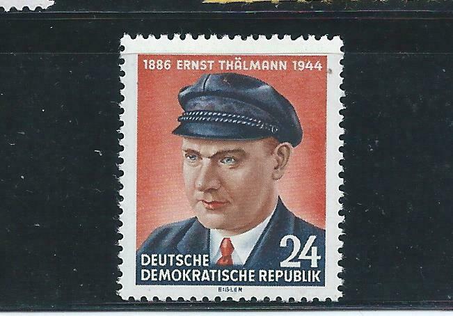Germany East Ddr Single Stamp 1954 Mnh Ernest Thalmann Sc 213