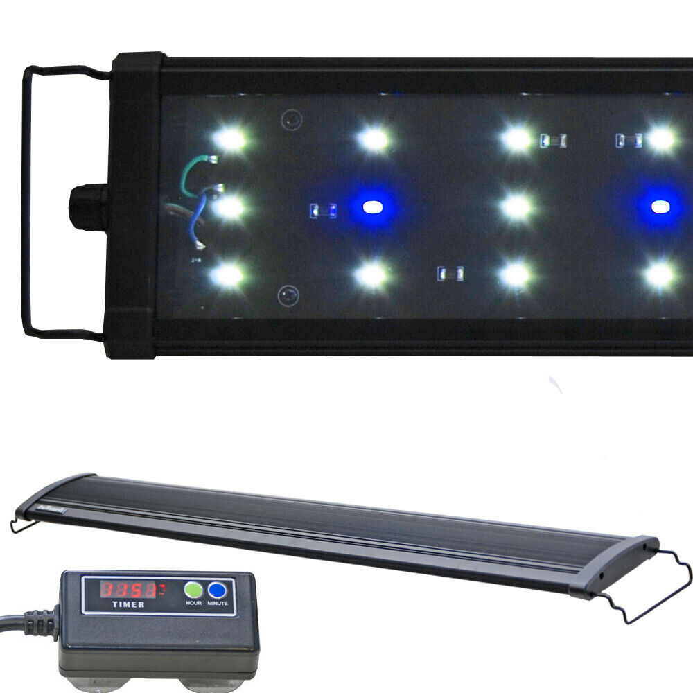 Beamswork Ea 6500k Led Aquarium Fish Tank Light Plant 18 24 30 36 Include Timer